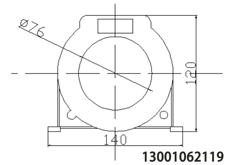 ZCT80-1 剩余電流互感器（圓形）