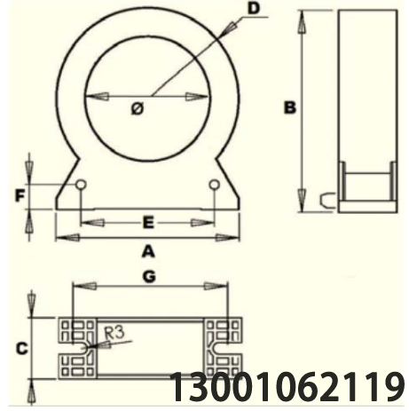 CTZ5-100 剩余電流互感器（圓形）