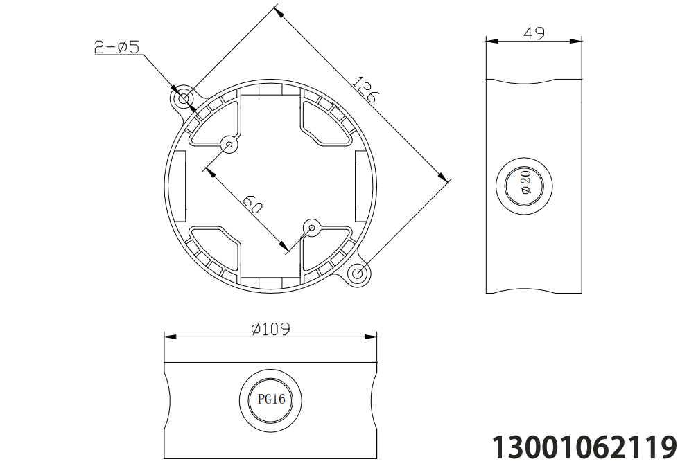 利達華信FHX-T1防水底座